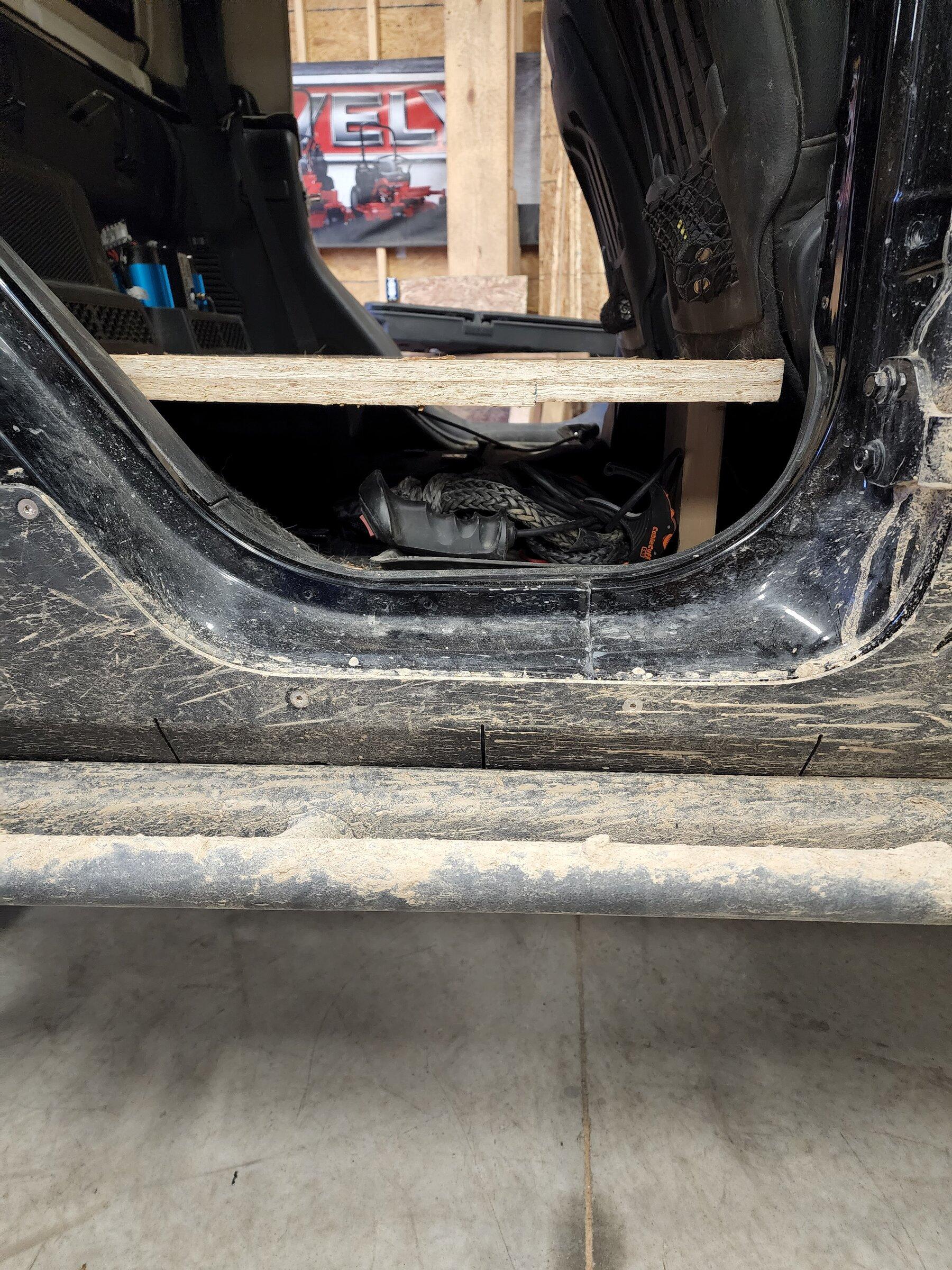 Jeep Gladiator DIY back seat delete 20220310_182345