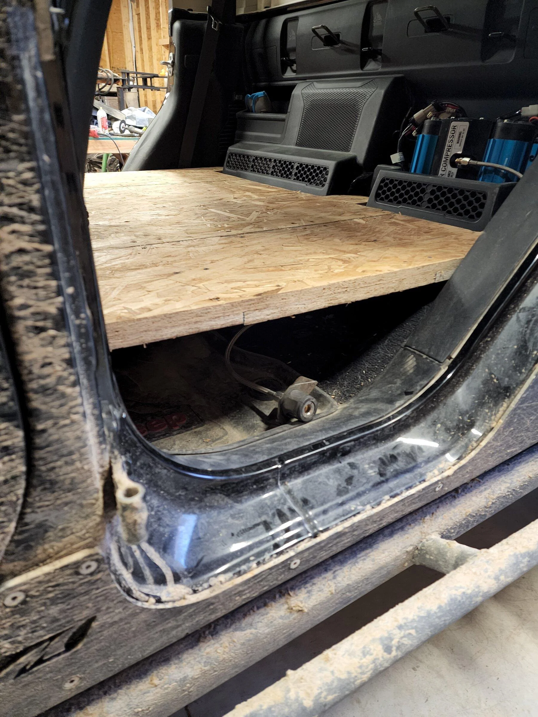 Jeep Gladiator DIY back seat delete 20220310_182404