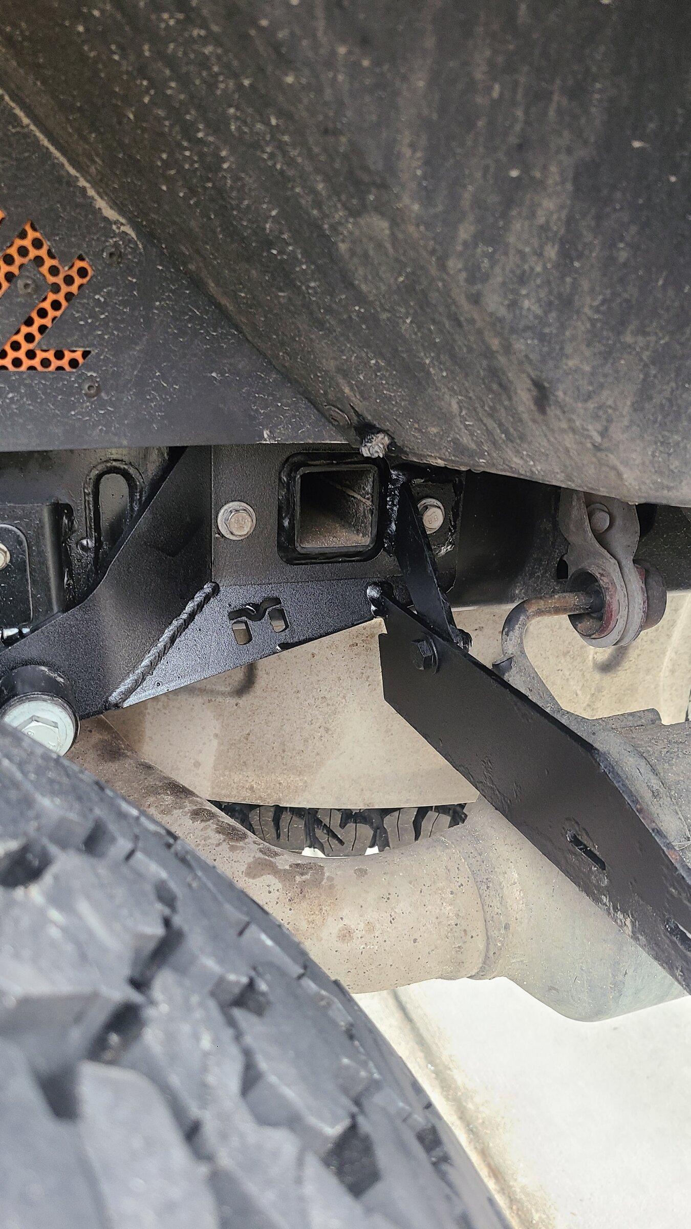 Jeep Gladiator Rear Sway Bar Reinforcement 20220504_184819