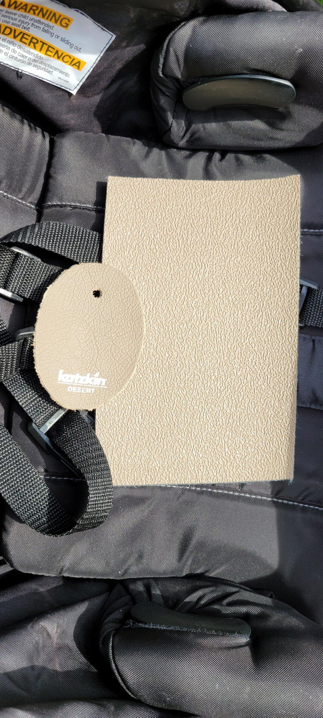 Jeep Gladiator Katzkin interior with desert khaki armorlite 20220505_154416