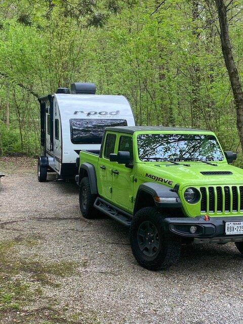 Jeep Gladiator Finally picked up our new trailer IMG_4116