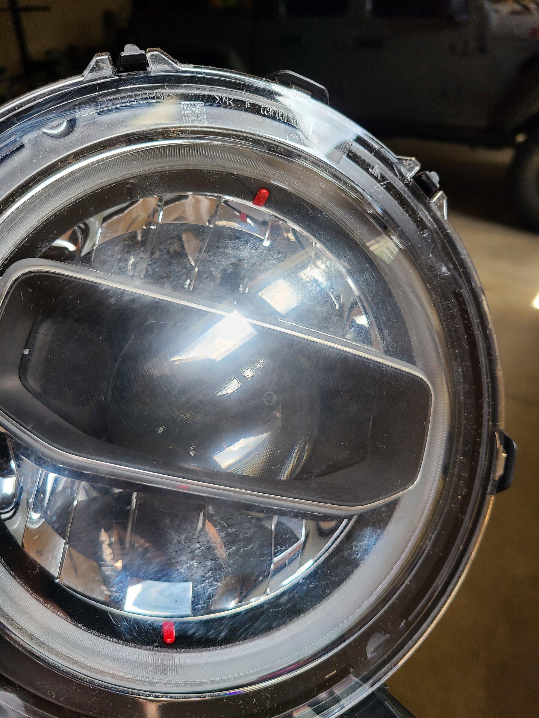 Jeep Gladiator Finally got my LED OEM headlights.....  but 20220507_131523
