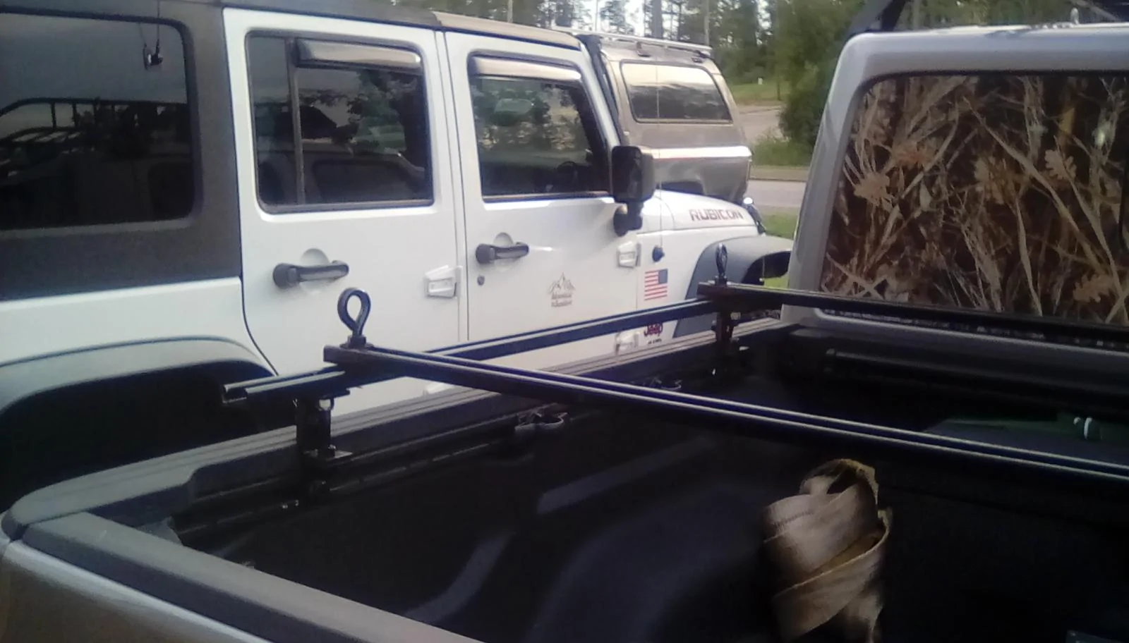 Jeep Gladiator Bed rack/storage for kayaks IMG_20190719_181236