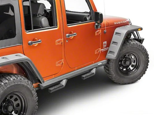 Jeep Gladiator Kid friendly step bar. 40557BCC-EC26-4C84-BC1F-677D51487618