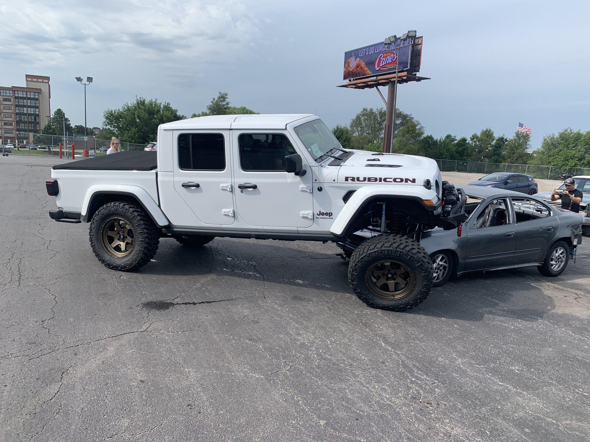 Jeep Gladiator Tested My Gladiator! (Drove it on a car) D7418484-B879-4340-BF42-95FBE49BA39F