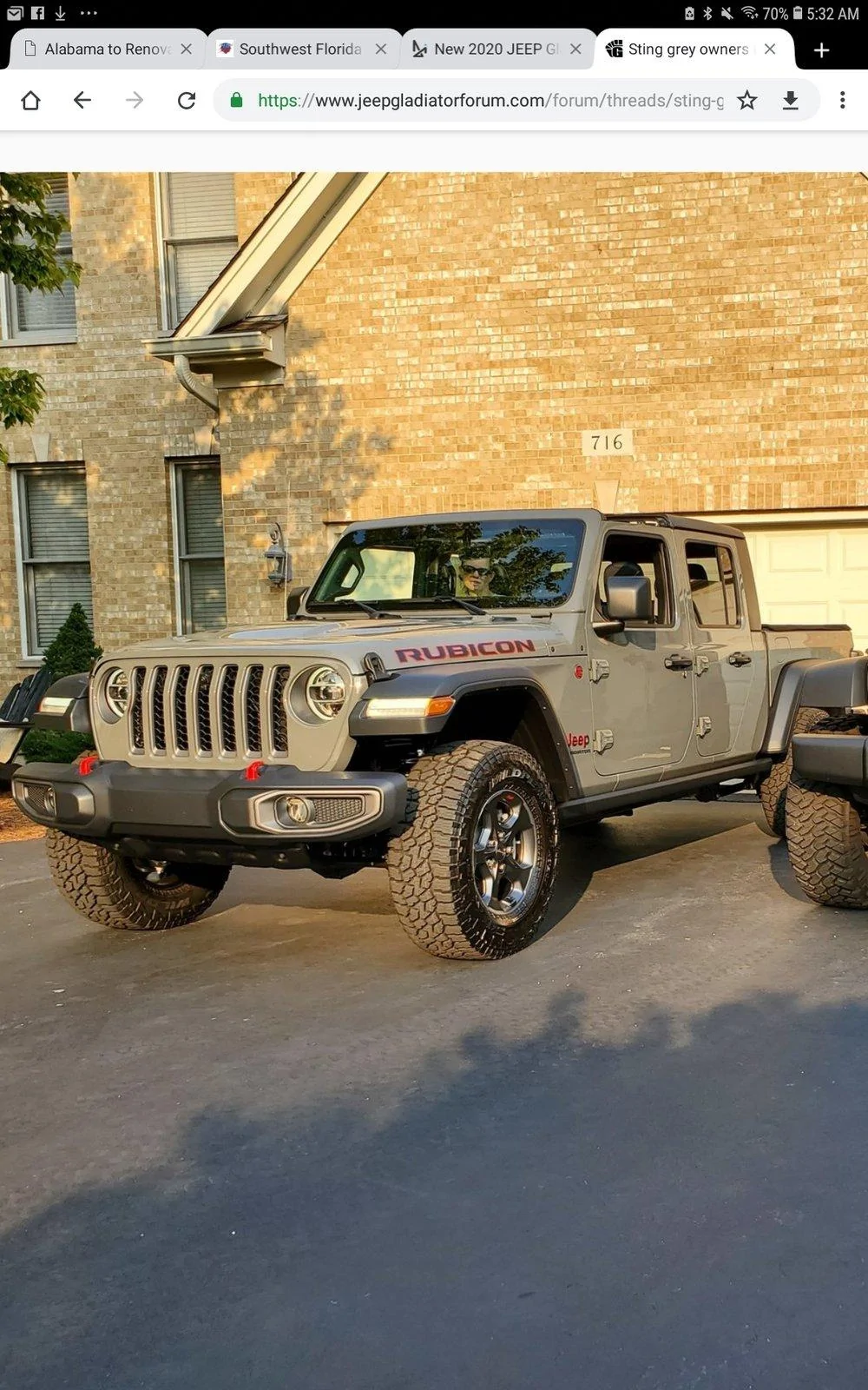 Jeep Gladiator STING GRAY Gladiator JT Club Screenshot_20190726-053245_Chrom