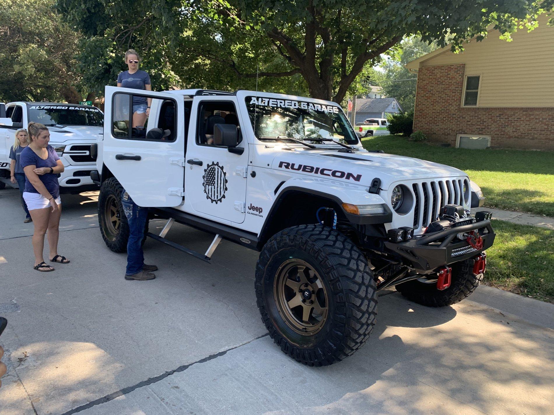 Jeep Gladiator Tested My Gladiator! (Drove it on a car) B0BE611E-E591-4C6A-A407-611378F226E6