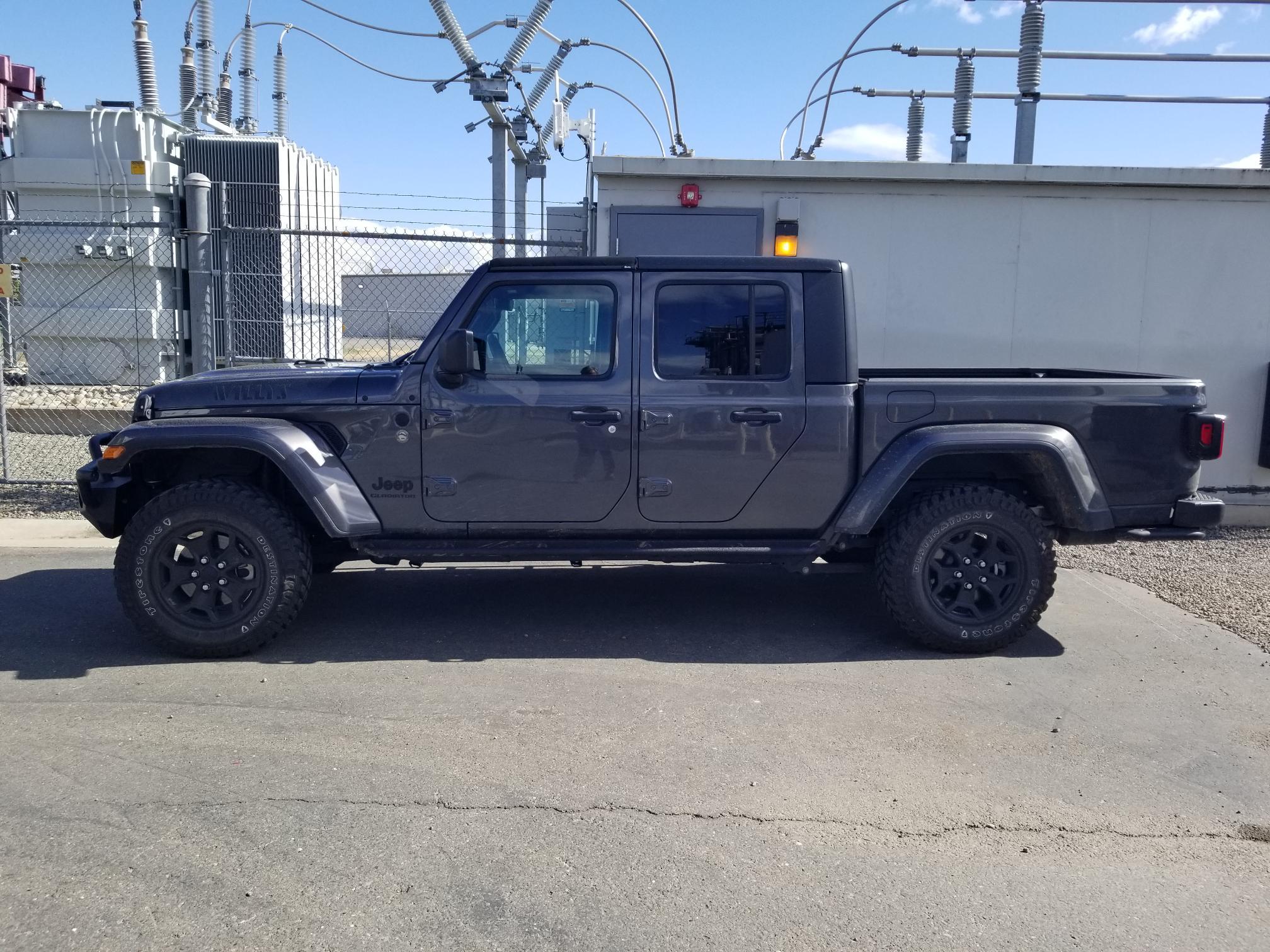 Jeep Gladiator Question about rear end when adding 1.5" level to front 21 pic