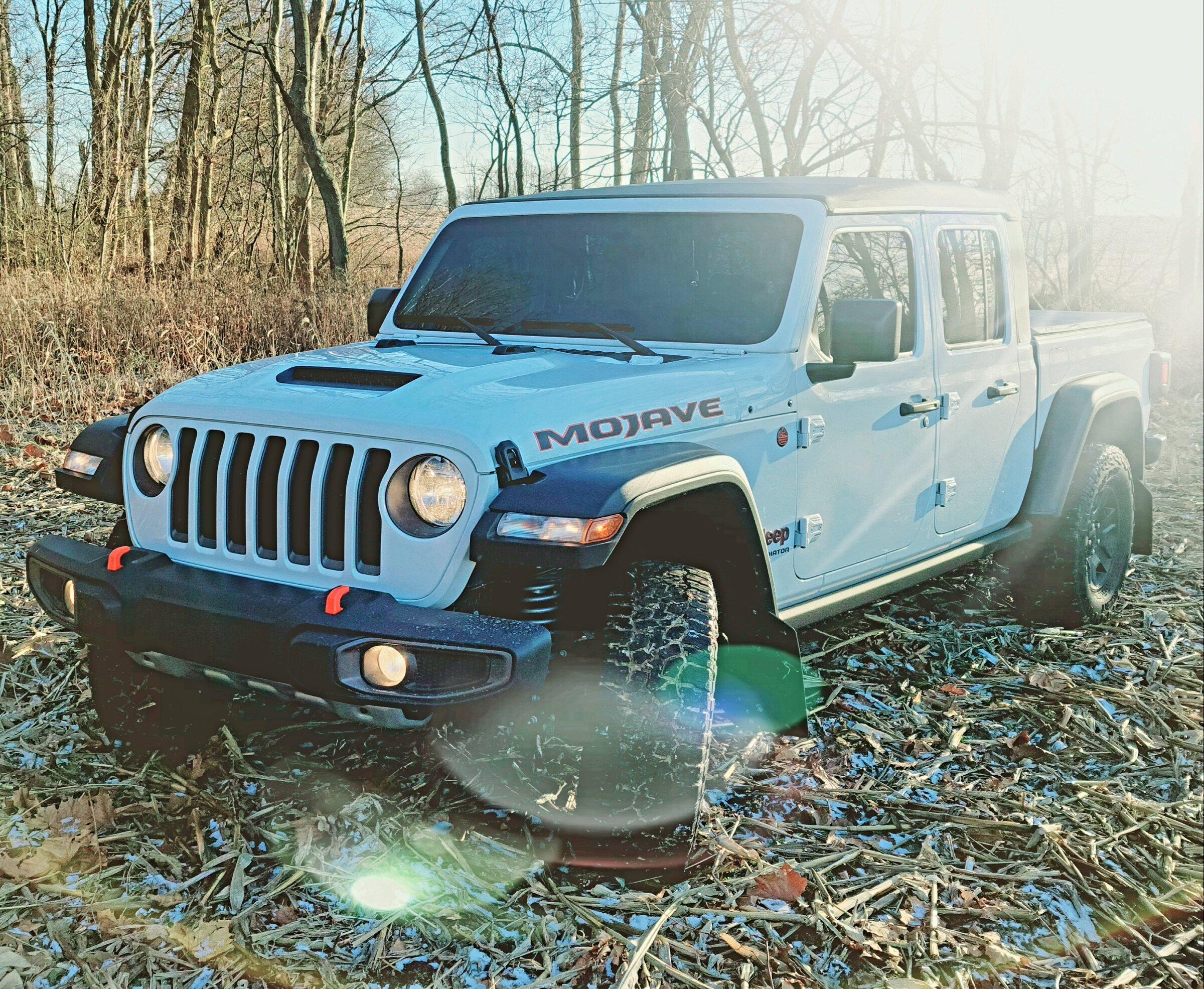 Jeep Gladiator Just an artsy morning pic of the Sarge Green Mojave 20201226_195126