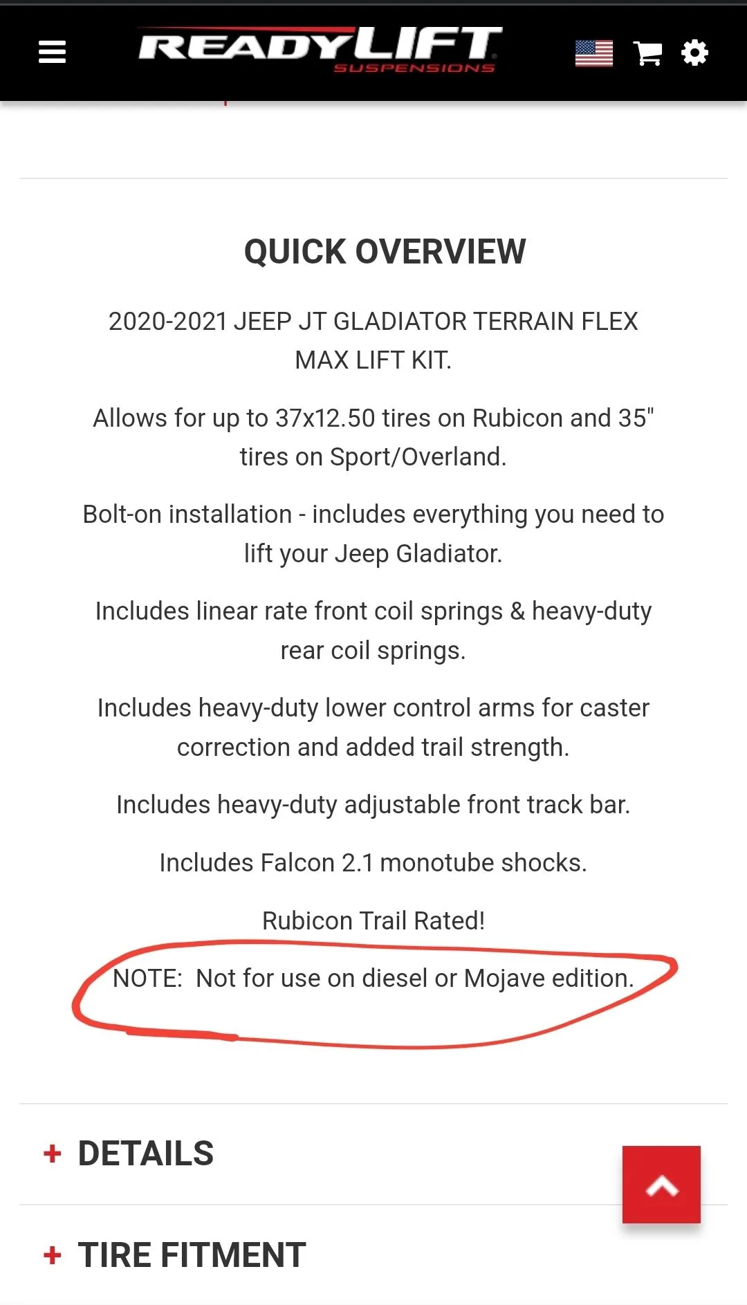 Jeep Gladiator Problem lifting Willys diesel Screenshot_20220509-210317_Chrom