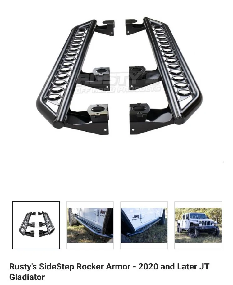 Jeep Gladiator Rusty’s SideStep Rocker Armor - anyone installed? CF552A73-CA03-4D7E-A134-EBB8F58FE392