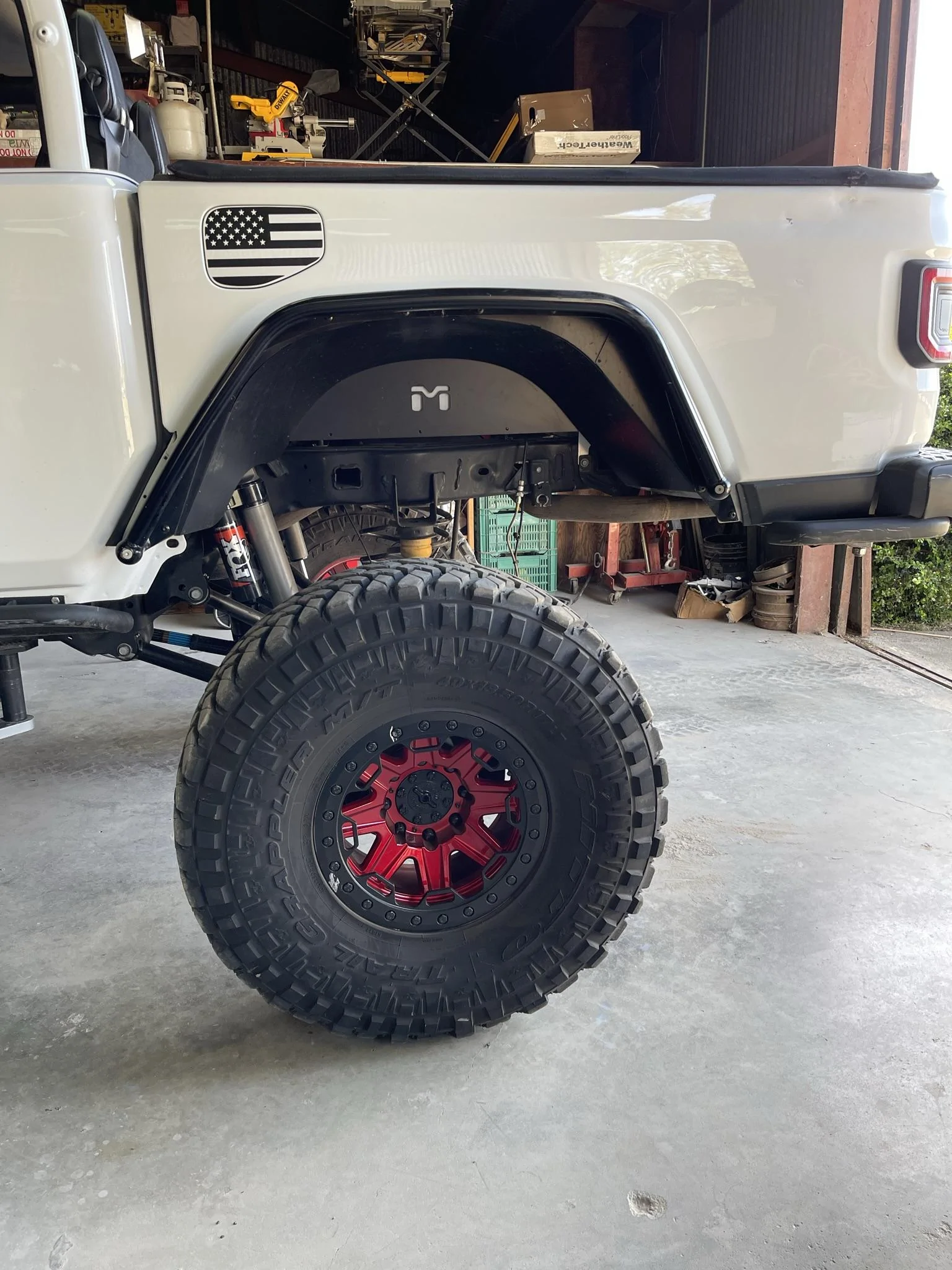 Jeep Gladiator RockKrawler front long arm Install IMG_6236