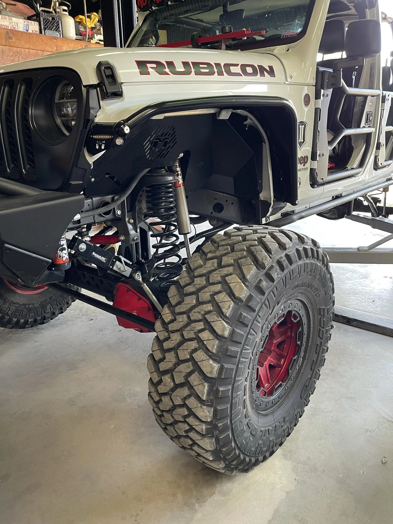 Jeep Gladiator RockKrawler front long arm Install IMG_6237