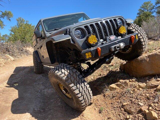 Jeep Gladiator RockKrawler front long arm Install IMG_3526