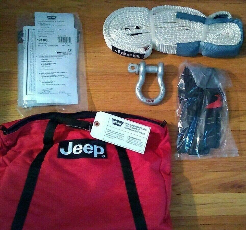 Jeep Gladiator FS: Jeep Wrangler Warn Tow/Recovery Kit New OEM towing kit