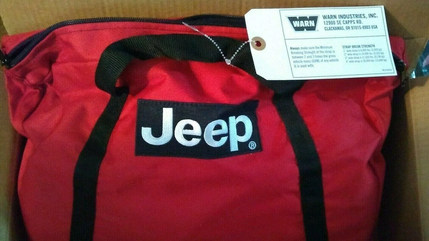 Jeep Gladiator FS: Jeep Wrangler Warn Tow/Recovery Kit New OEM winch 3