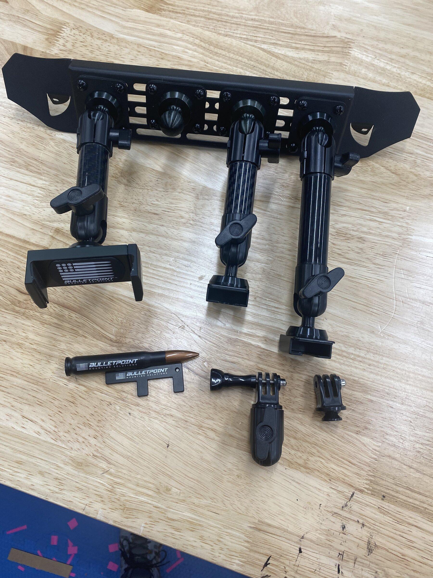 Jeep Gladiator WTS: Bulletpoint mounting solutions JT/JL dash mount with extras $125 shipped A325FC57-8714-4458-B0E9-A87134DE4187