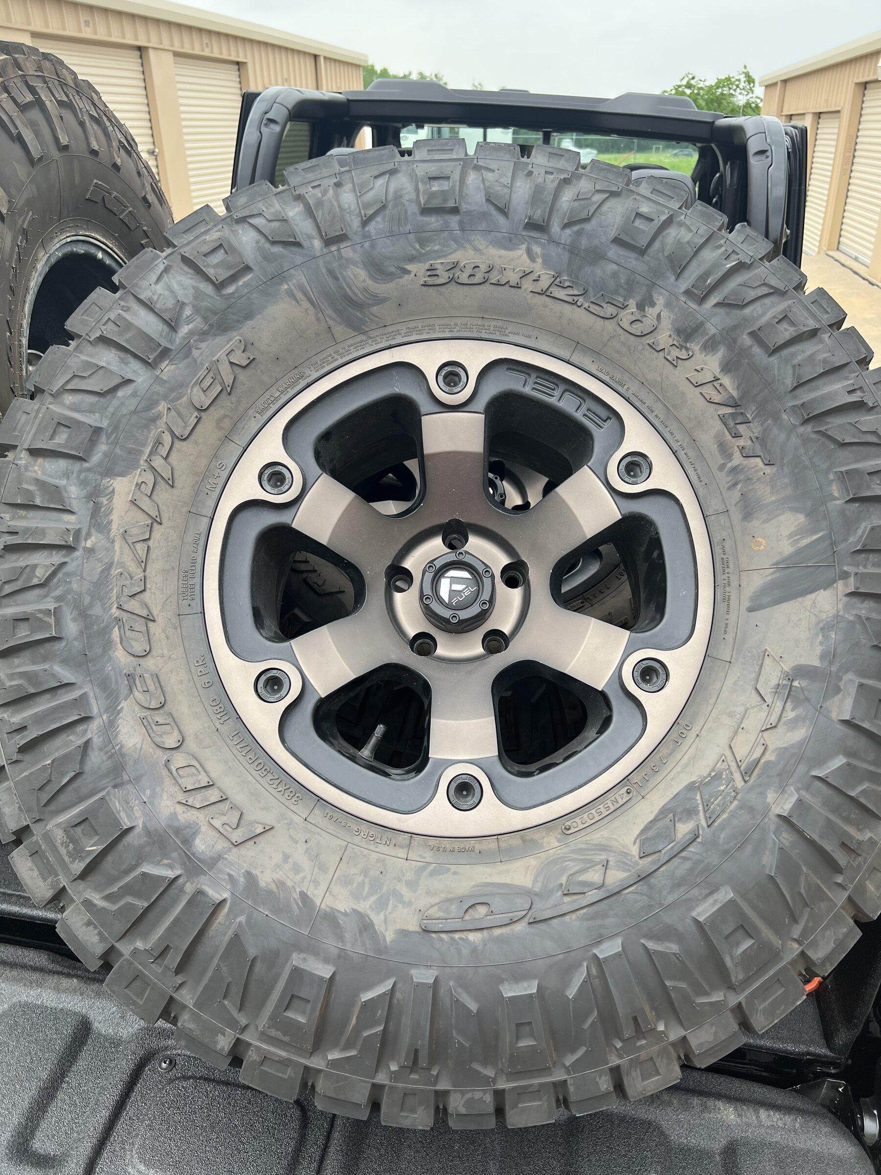 Jeep Gladiator 38” Ridge Grapplers on 17” Fuel Beast F22070D1-3C04-4392-8301-E64661F82434