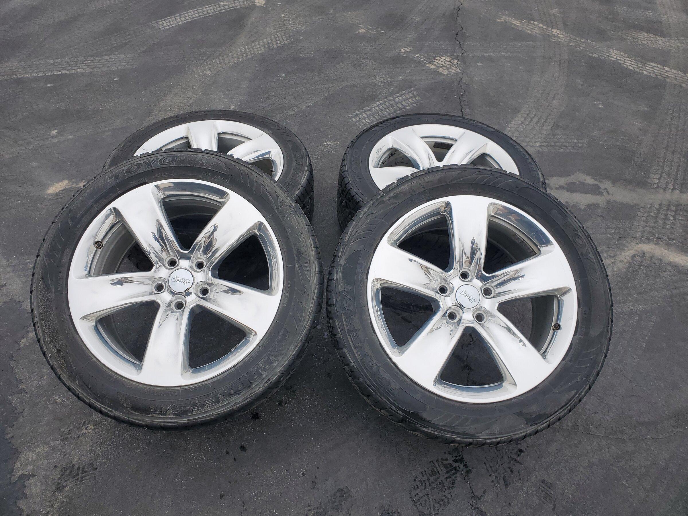 Jeep Gladiator Grand Cherokee Goliath SRT Wheels & Tires W/ TPMS $600 20220315_171149