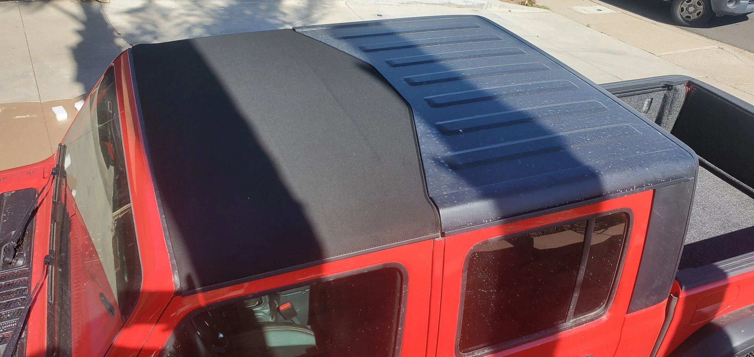 Jeep Gladiator Reverse mullet. Party in the front, business in back. SUNRIDER PICS - Post Yours! 20220512_160457