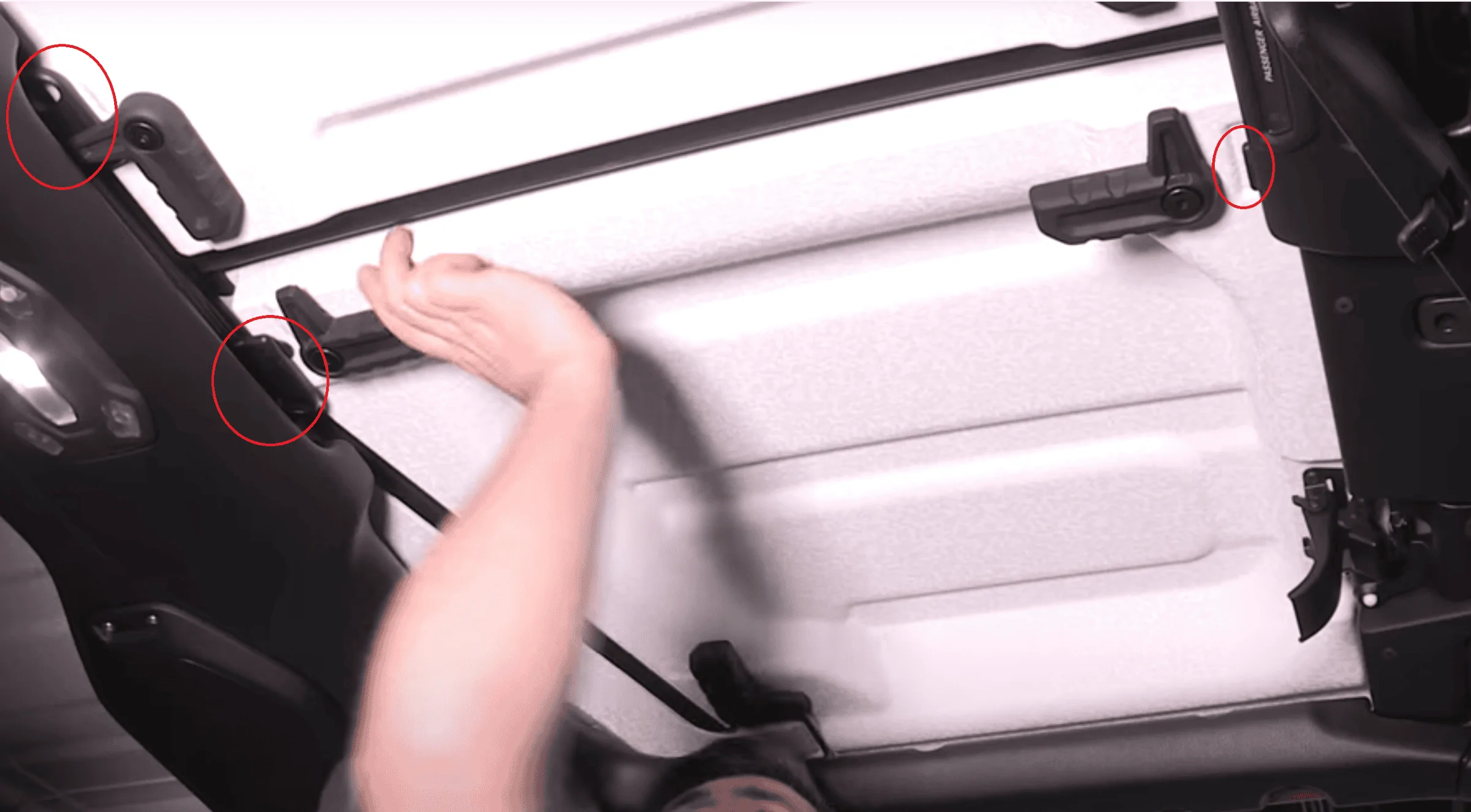 Jeep Gladiator Hard top hardware removal 1652474683008