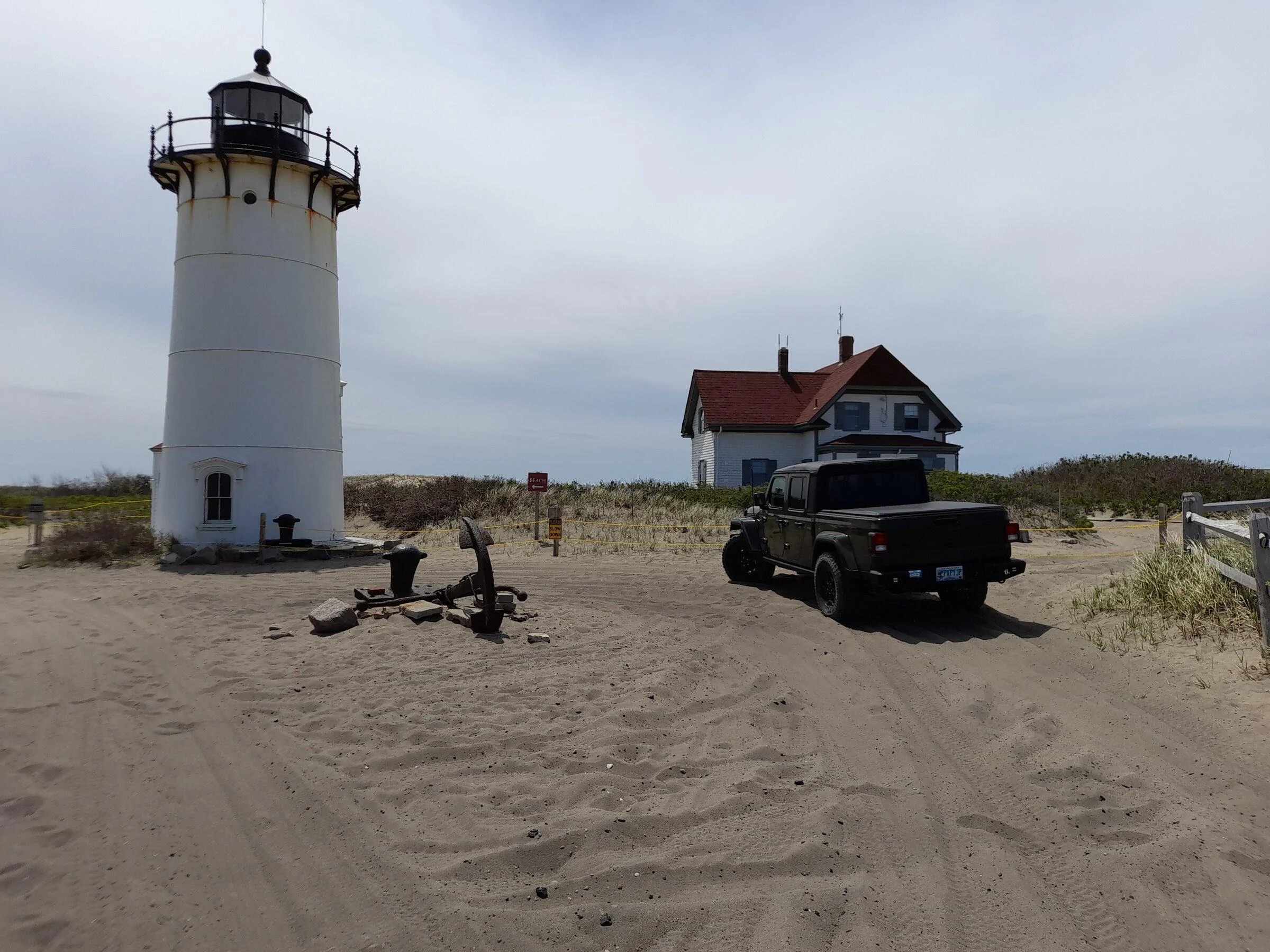 Jeep Gladiator Beach wheeling Cape Cod National Seashore! 20220510_120231