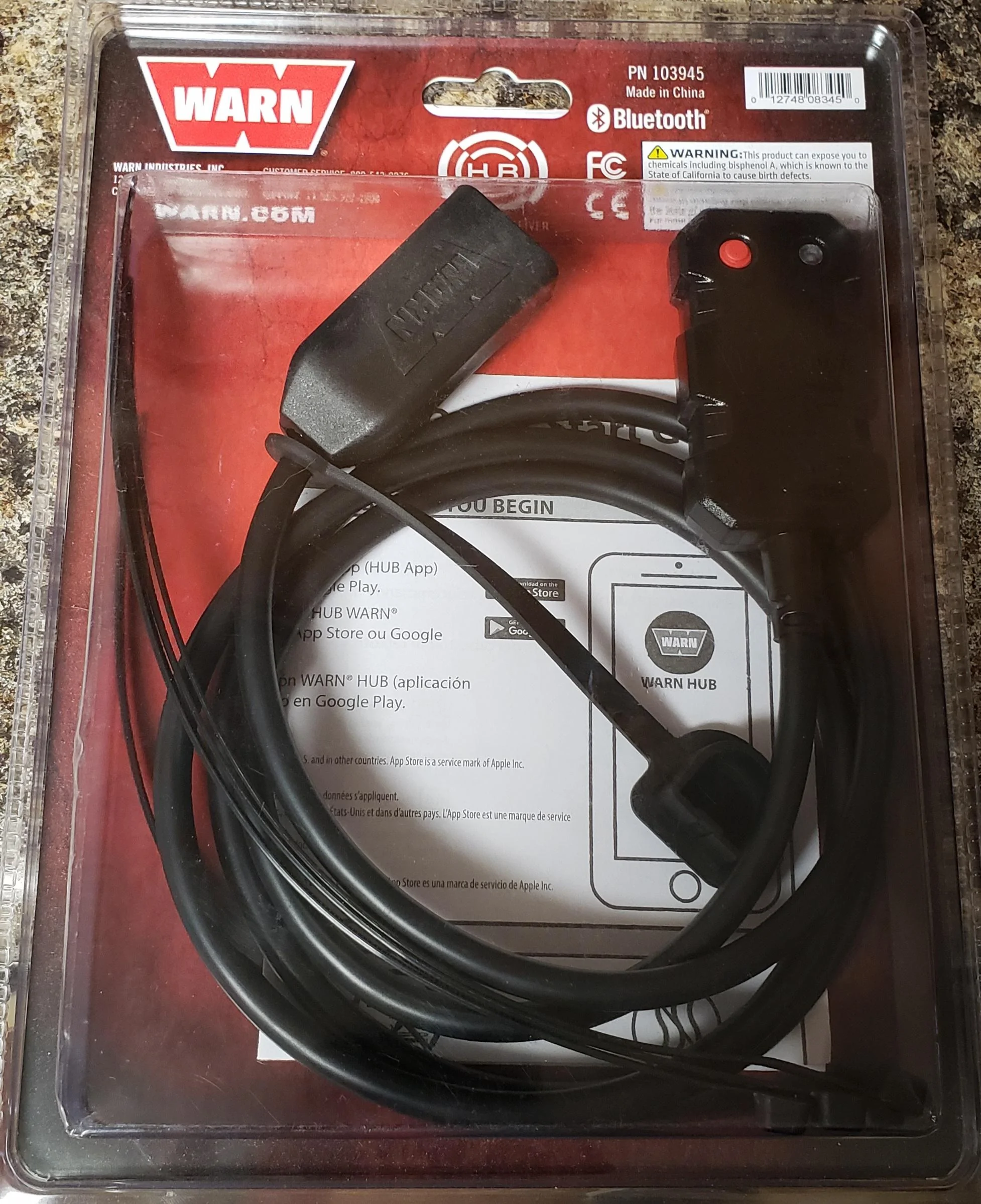 Jeep Gladiator Warn 103945 - Warn HUB Wireless Winch Control Systems 20210529_193318