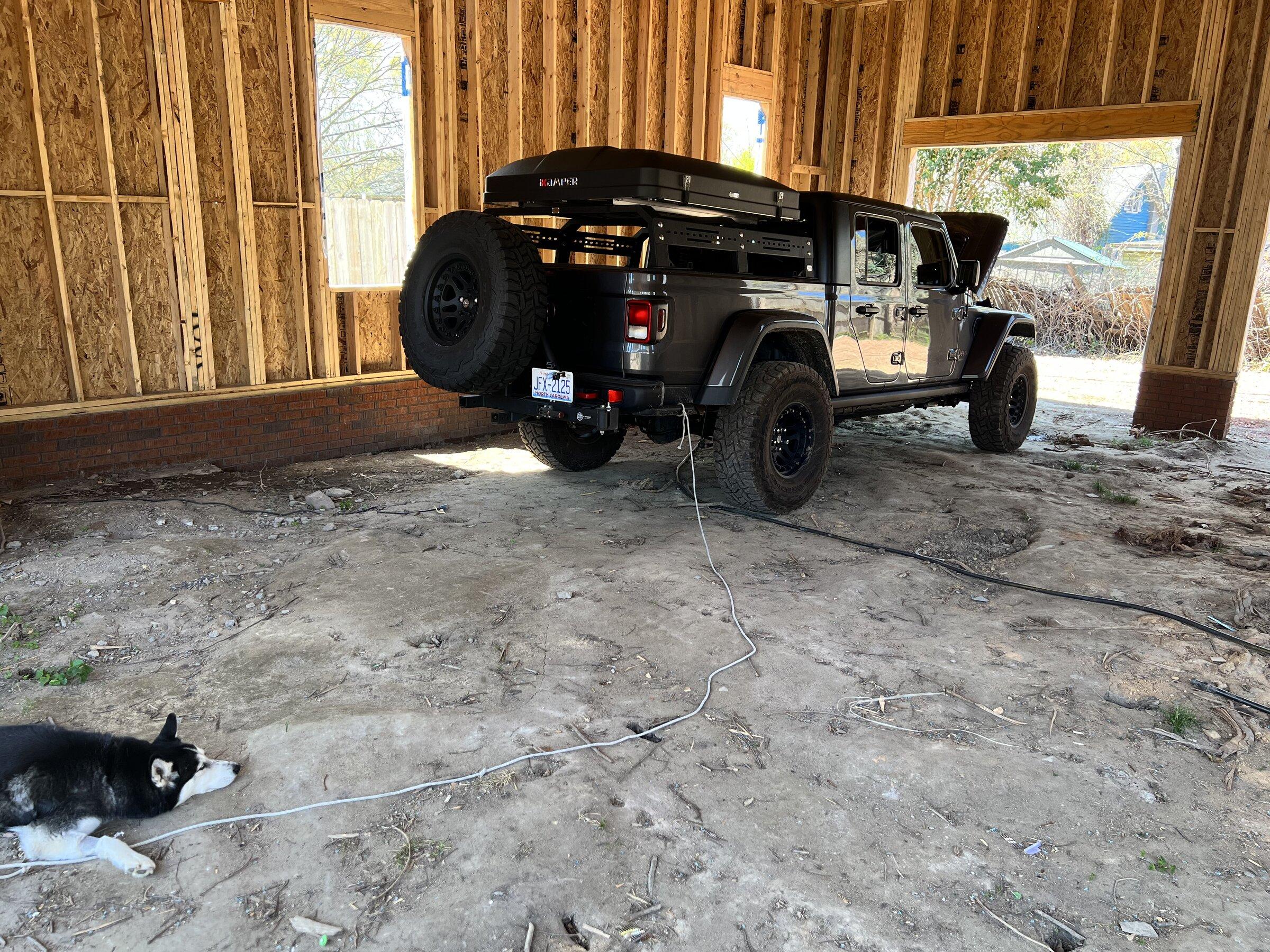 Jeep Gladiator Fishbone Tackle rack Mid height with Ikamper mini pics?? 1125FA35-5E93-4740-A8AC-E3C61E00C504
