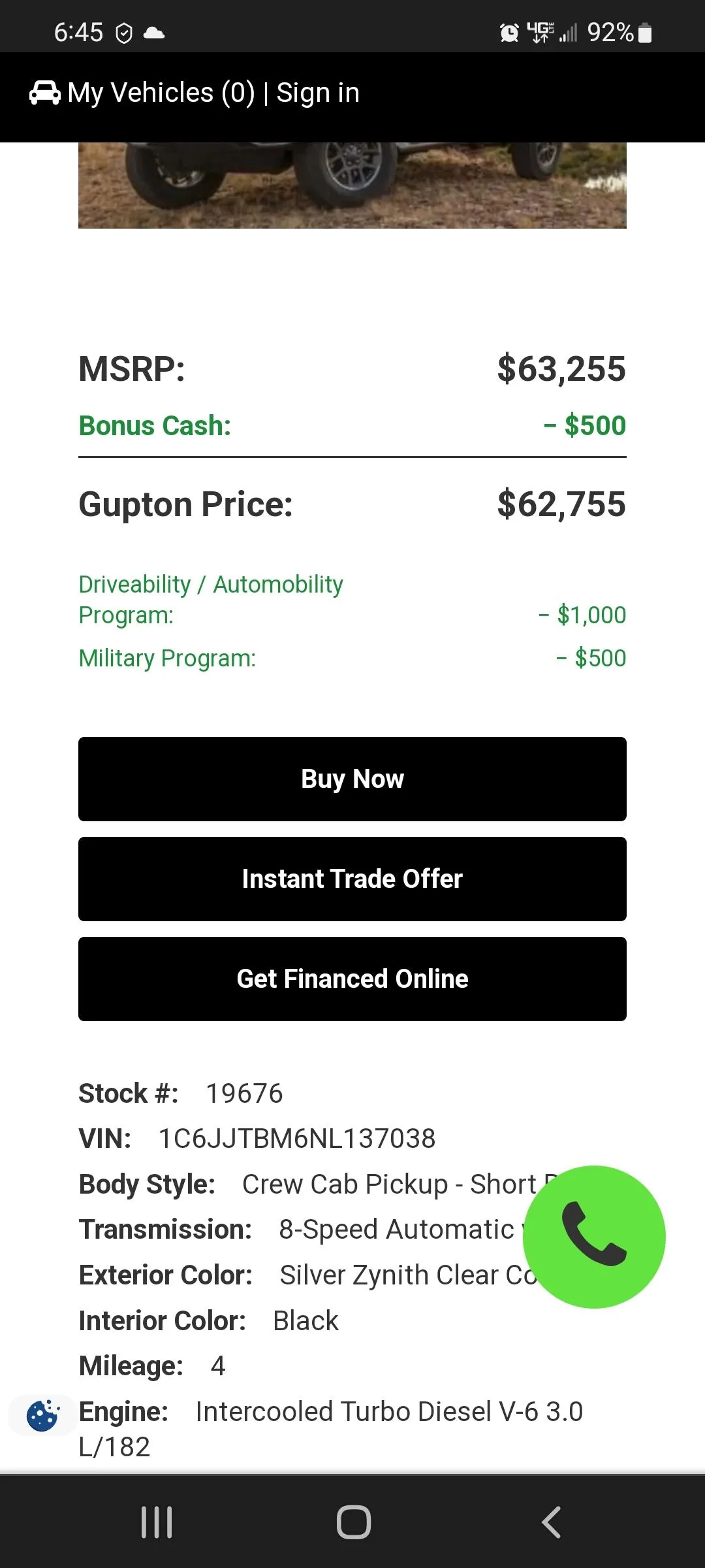 Jeep Gladiator Gupton Motors up to 8% below invoice Screenshot_20220515-064535_Chrom