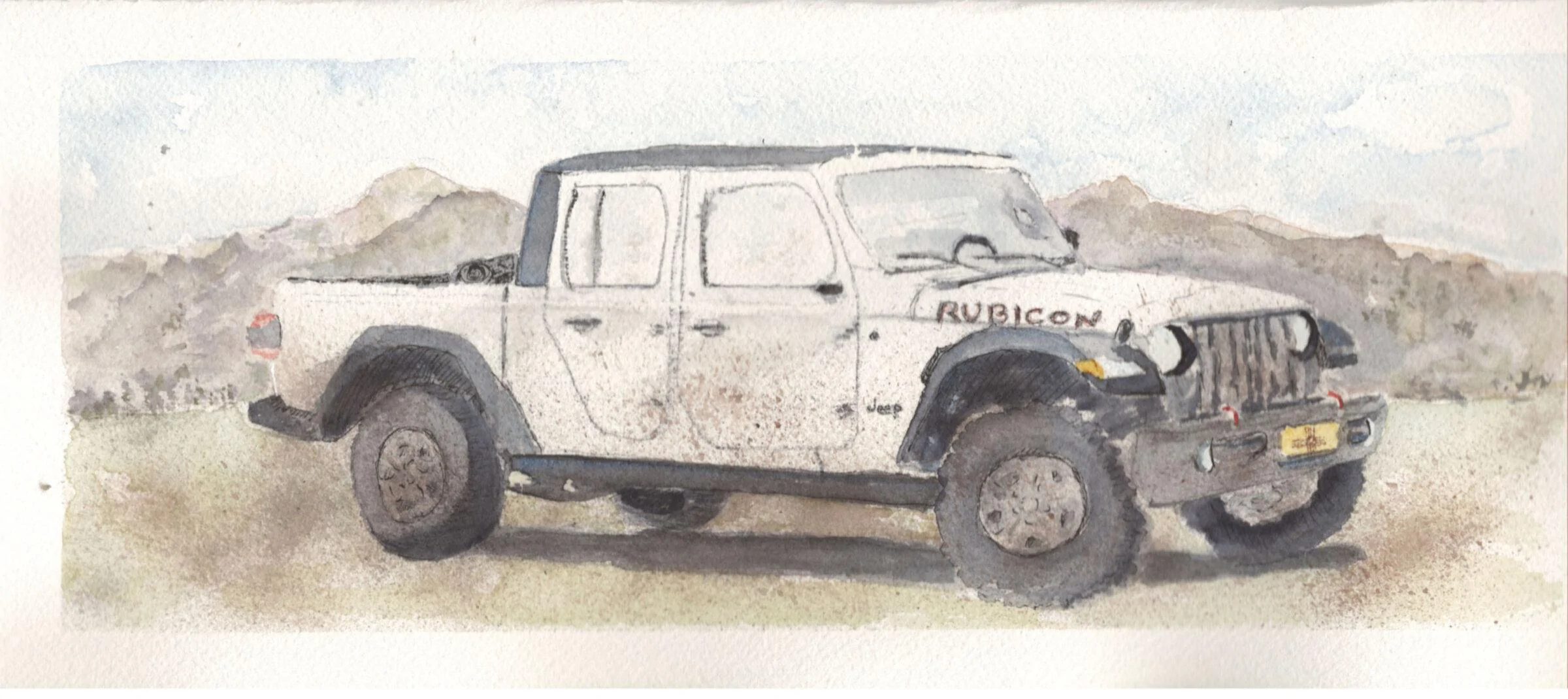 Jeep Gladiator Gladiator Art bdaycardsmall