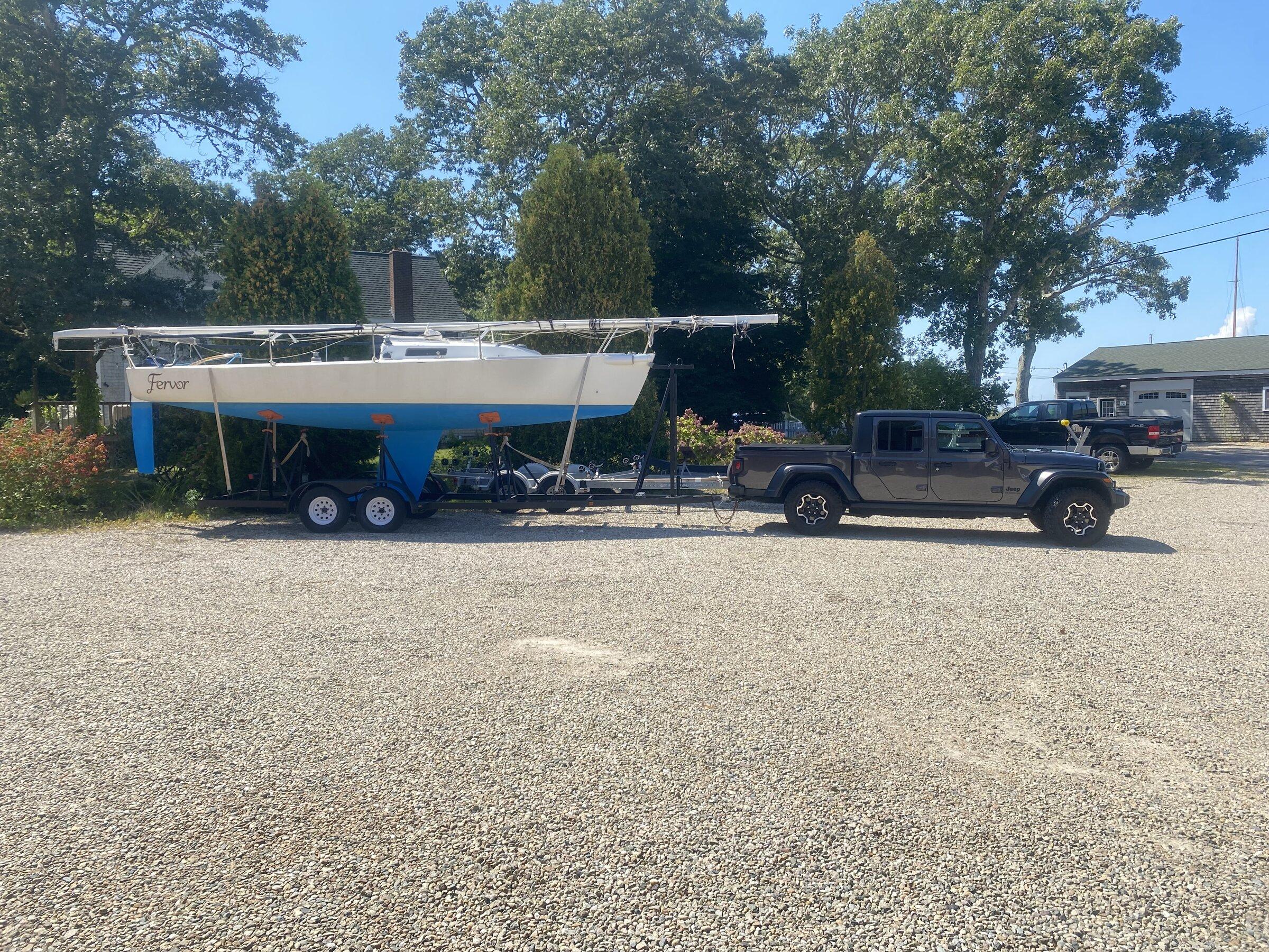 Jeep Gladiator towing boat 9FCBDC13-9DB3-4387-AAA2-D73443407EBC