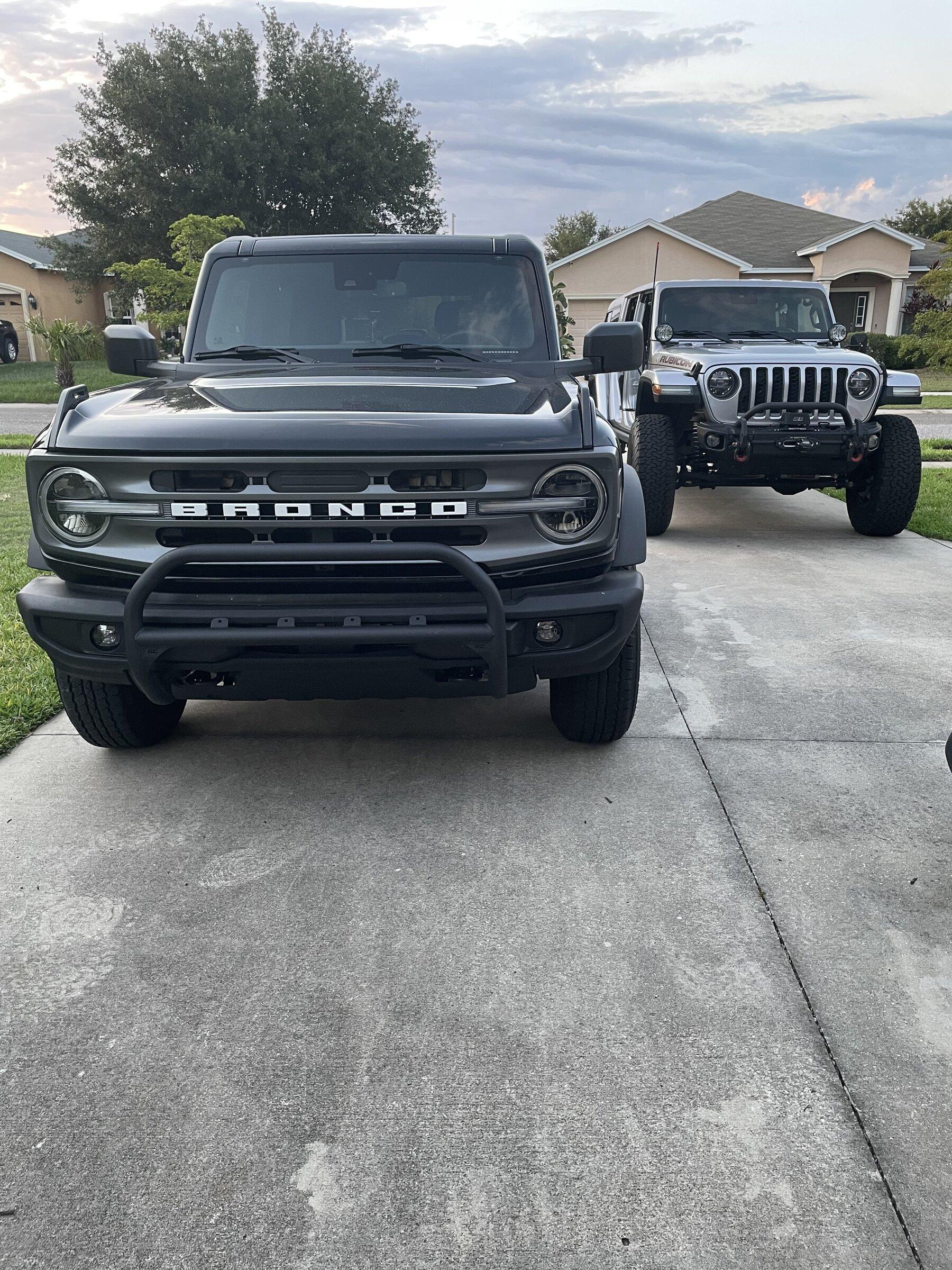 Jeep Gladiator Blasphemy? These two live in harmony…. Gladiator + Bronco DD4E4690-1350-432C-B914-21A8B867FBEE