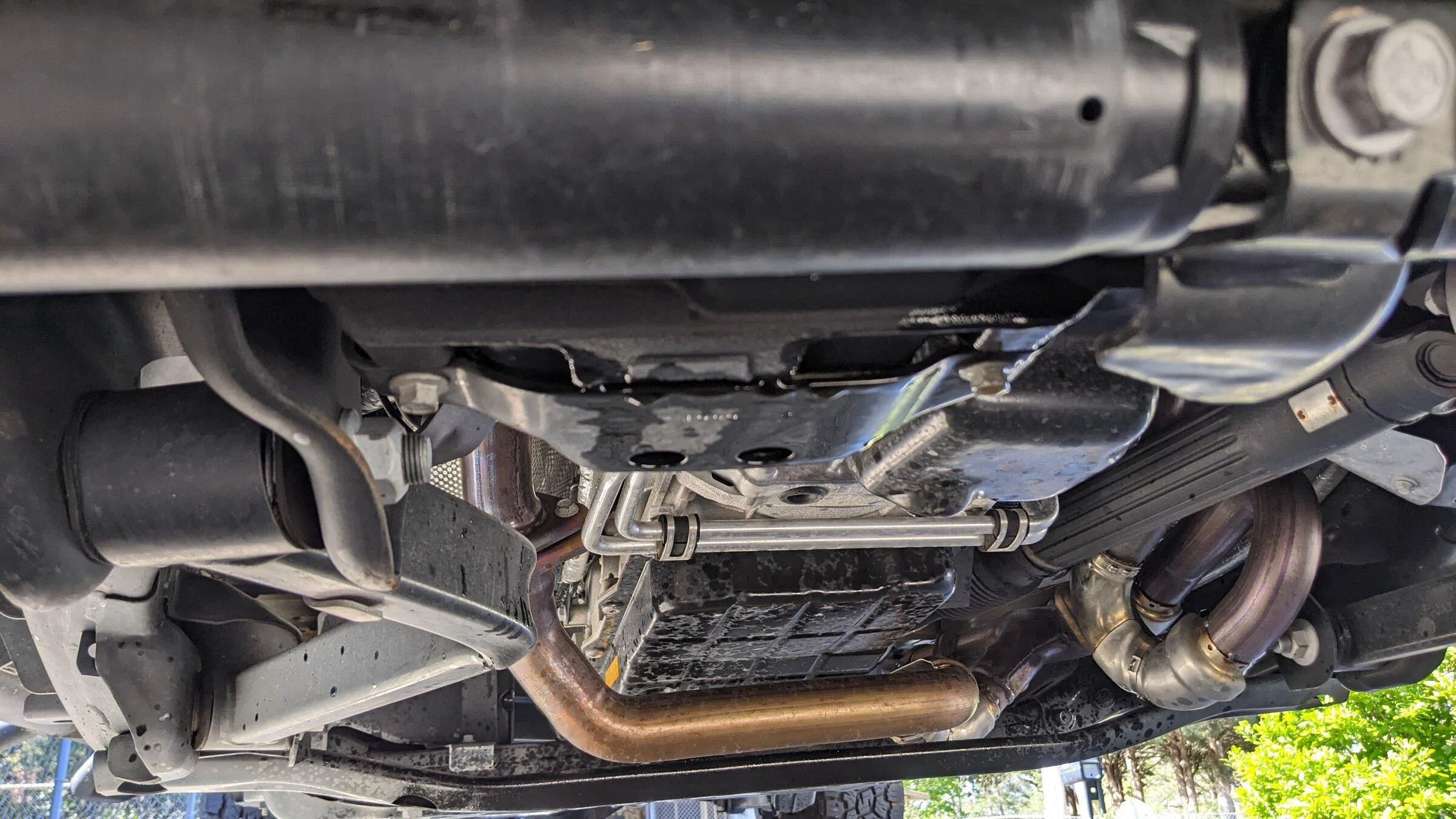 Jeep Gladiator Jeep dealership won't check mechanical damage until finished with body work PXL_20220410_201158656