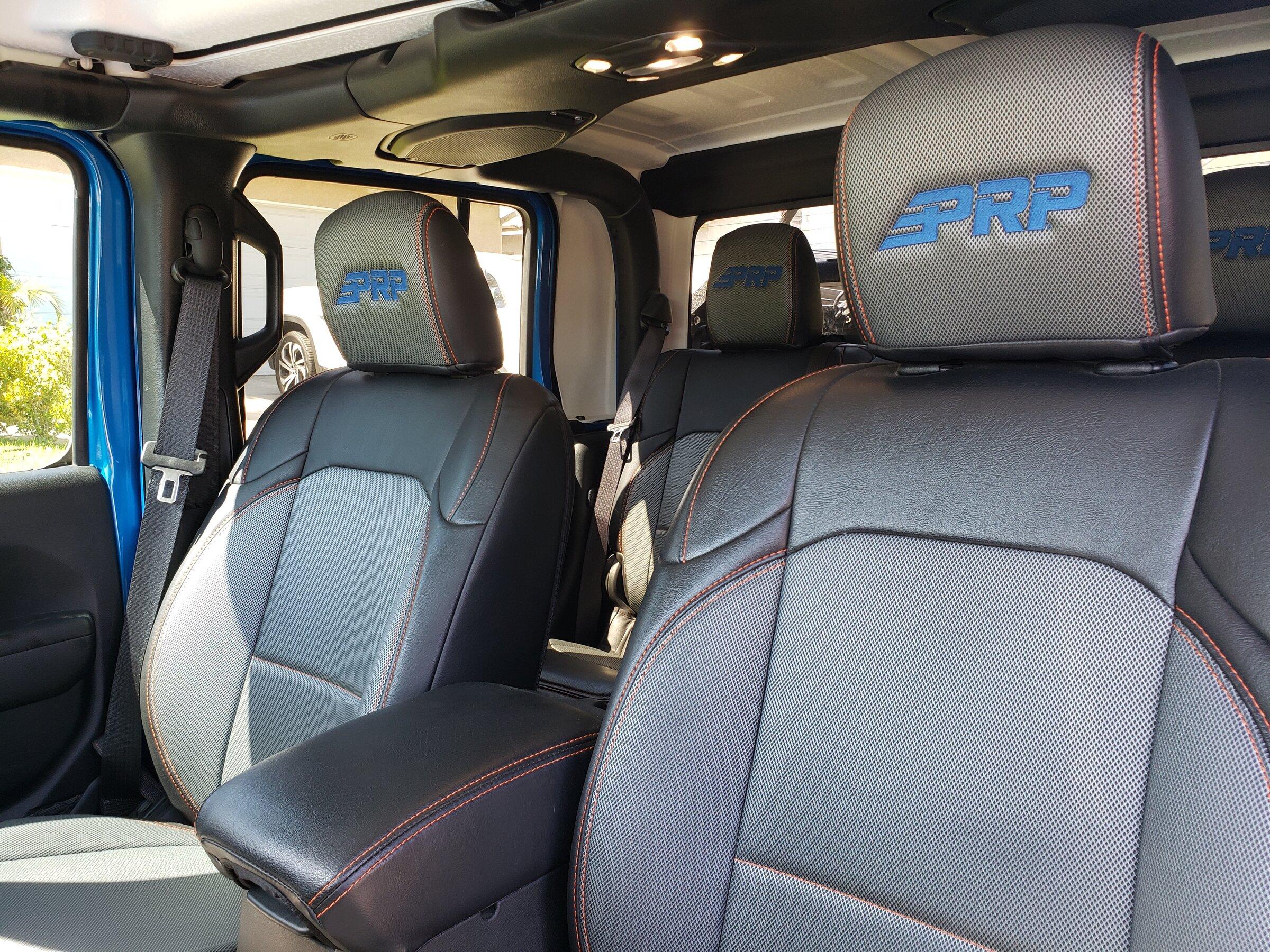 Jeep Gladiator PRP Seat Covers for the Mojave 20220516_150533