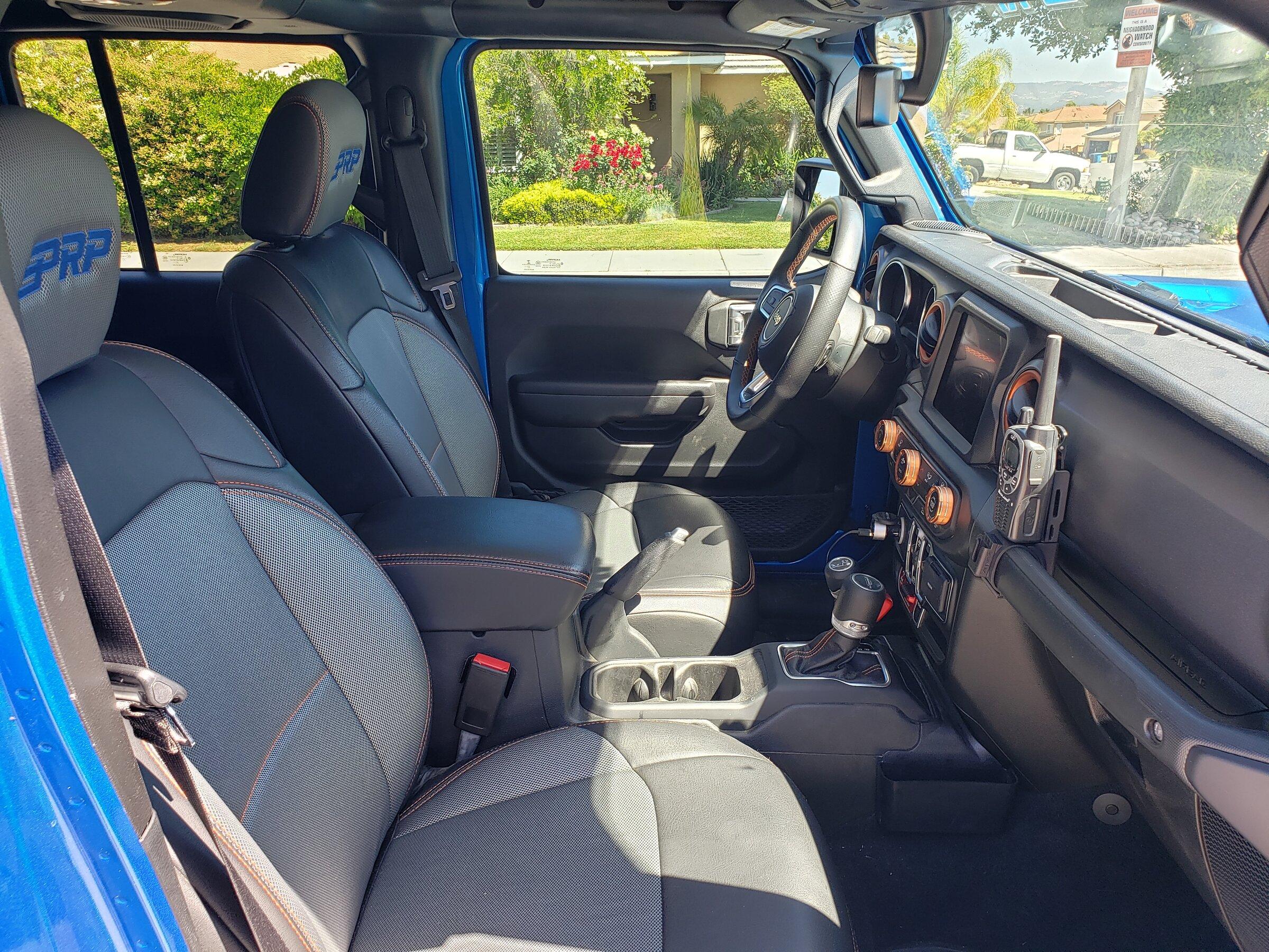 Jeep Gladiator PRP Seat Covers for the Mojave 20220516_150611
