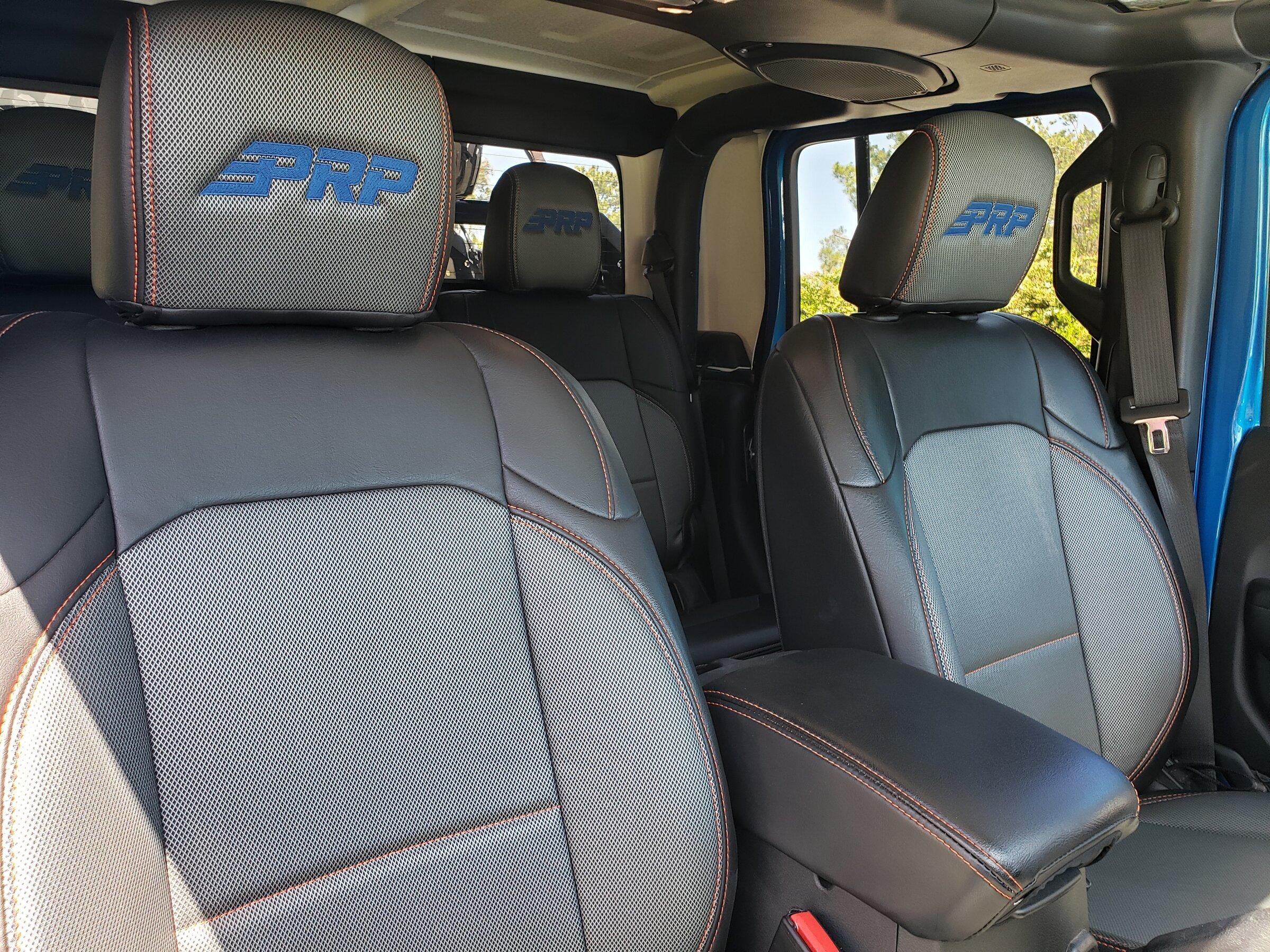 Jeep Gladiator PRP Seat Covers for the Mojave 20220516_150622