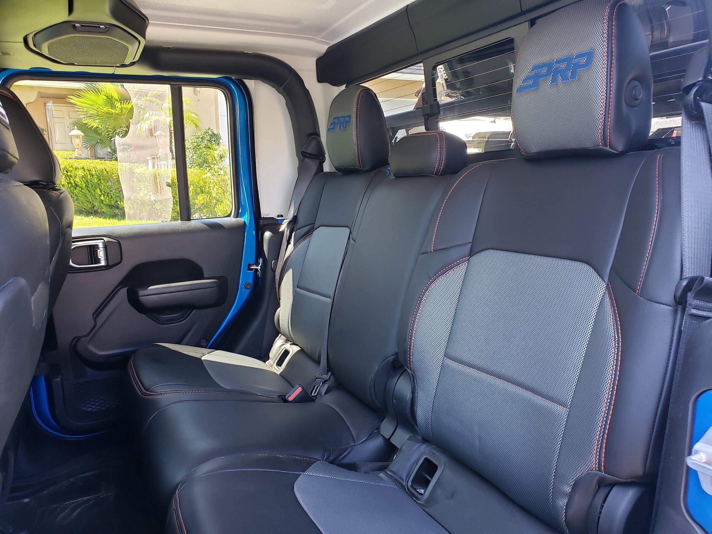 Jeep Gladiator PRP Seat Covers for the Mojave 20220516_150452