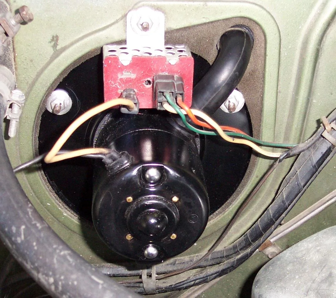 Jeep Gladiator Melted Tow Connector Wiring blower-motor 001