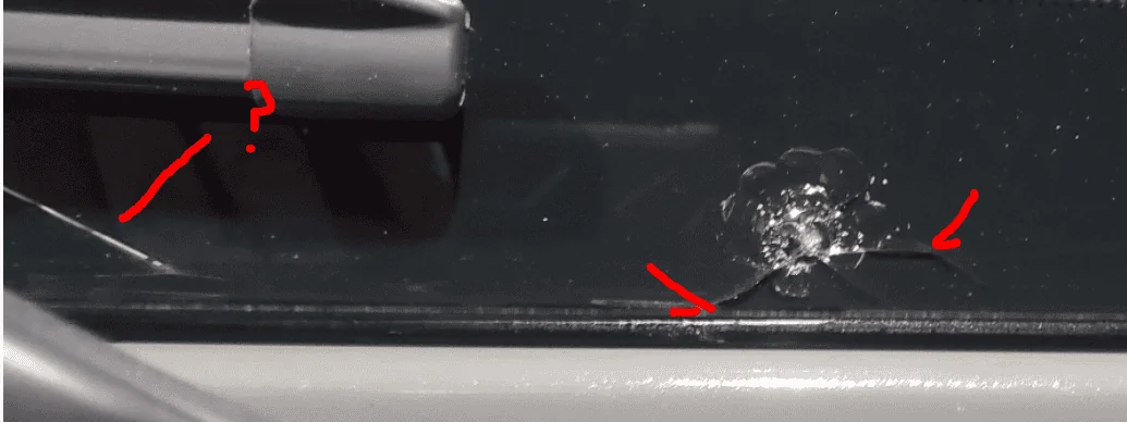 Jeep Gladiator Joined the Gladiator cracked window club 1652881969466