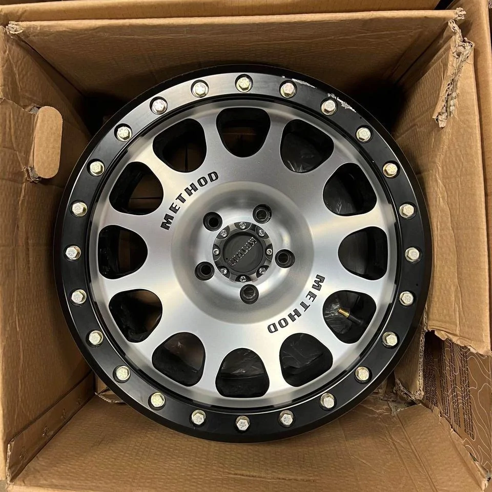 Jeep Gladiator 5 - Method Race Wheels 105 Beadlocks in Machined Finish - 17 x 9 / 3.5" BS / 5 on 5 281760105_10219706160073807_3655229837040921752_n