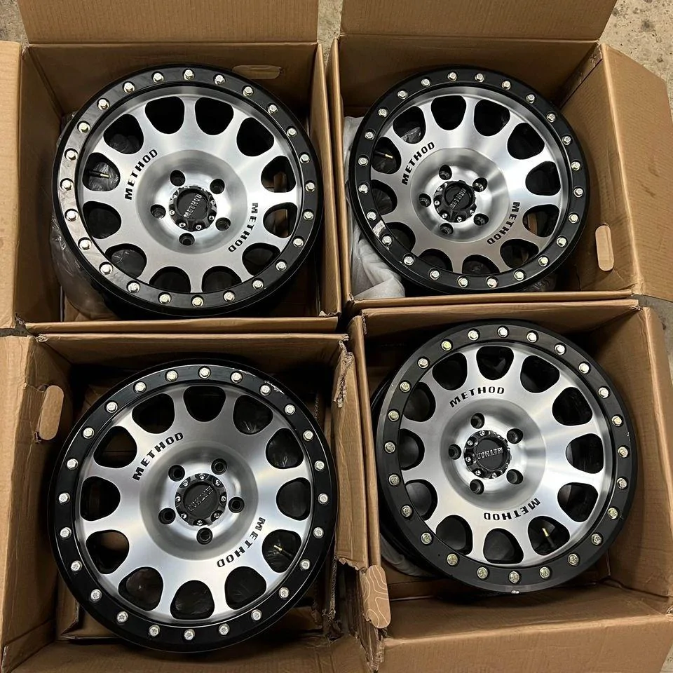 Jeep Gladiator 5 - Method Race Wheels 105 Beadlocks in Machined Finish - 17 x 9 / 3.5" BS / 5 on 5 281670947_10219706159313788_5134261822090927307_n