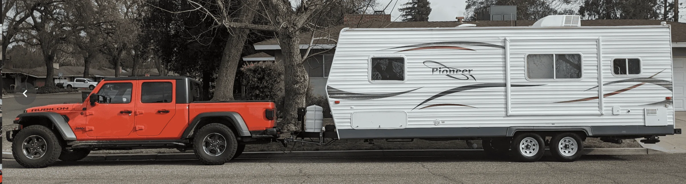 Jeep Gladiator 2020 Rubicon auto... looking for a travel trailer, is 4,500ish lbs going to too much to reasoably tow or should I limit to a 3,500 lbs trailer? JeepHazel