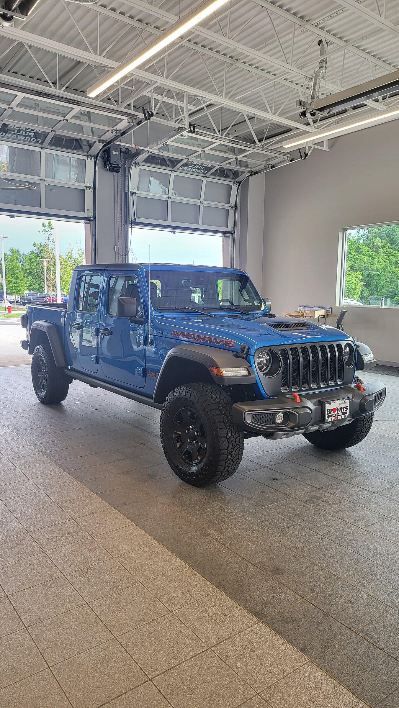 Jeep Gladiator My 2022 Hydro Blue Mojave Log - Jack of All Trades 20220518_170203