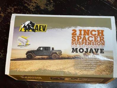 Jeep Gladiator AEV Mojave 2” spacer lift 2E4307C6-A7B6-4C0D-98C4-C6BC5867E0FB