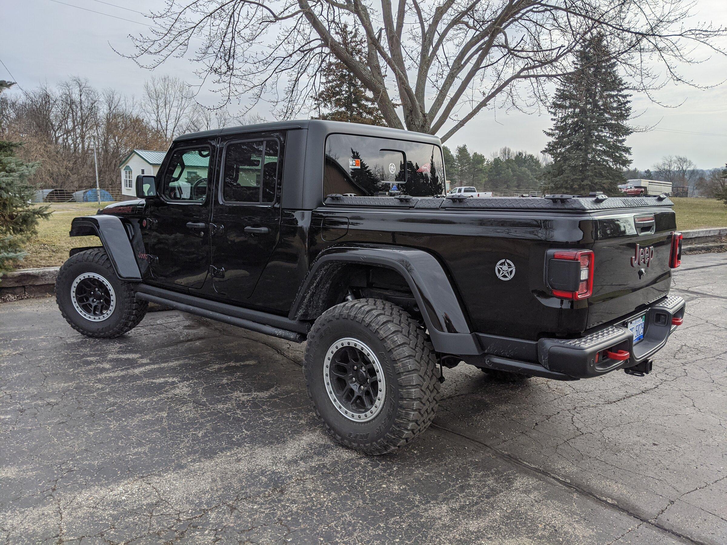 Jeep Gladiator Additional Rock Rails Diamond Back Cover