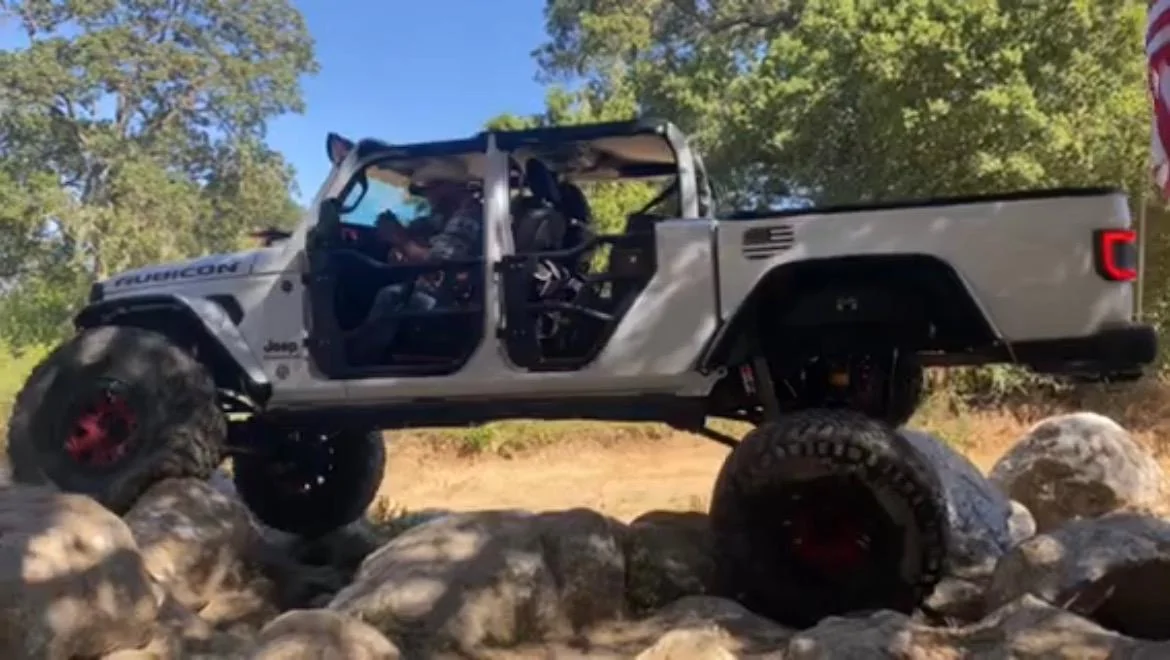 Jeep Gladiator RockKrawler front long arm Install flex