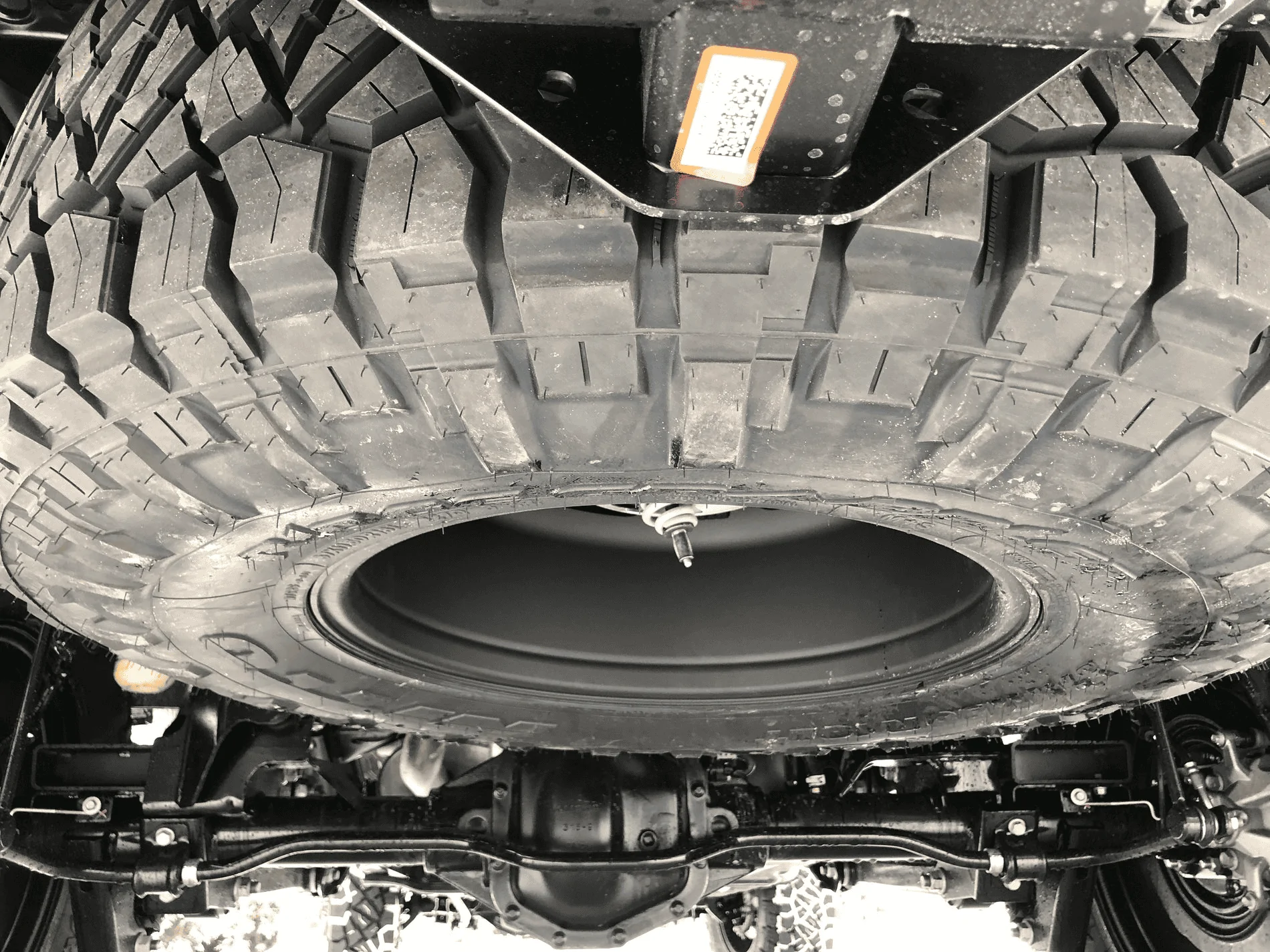 Jeep Gladiator Departure Angle and 37" Spare Tire 1653081686590