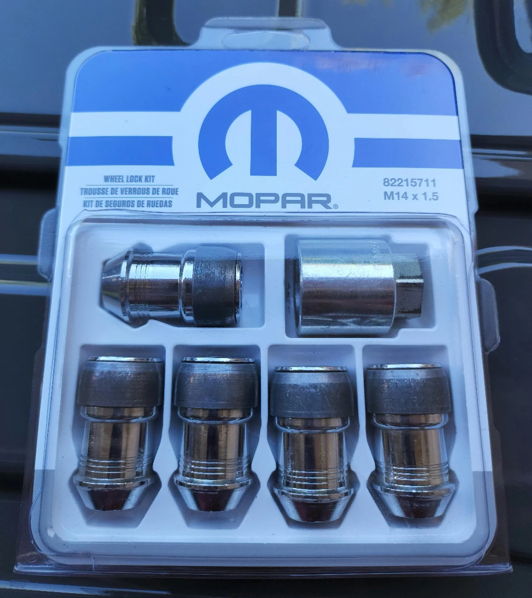 Jeep Gladiator Mopar Wheel Locks $50 20220520_173052