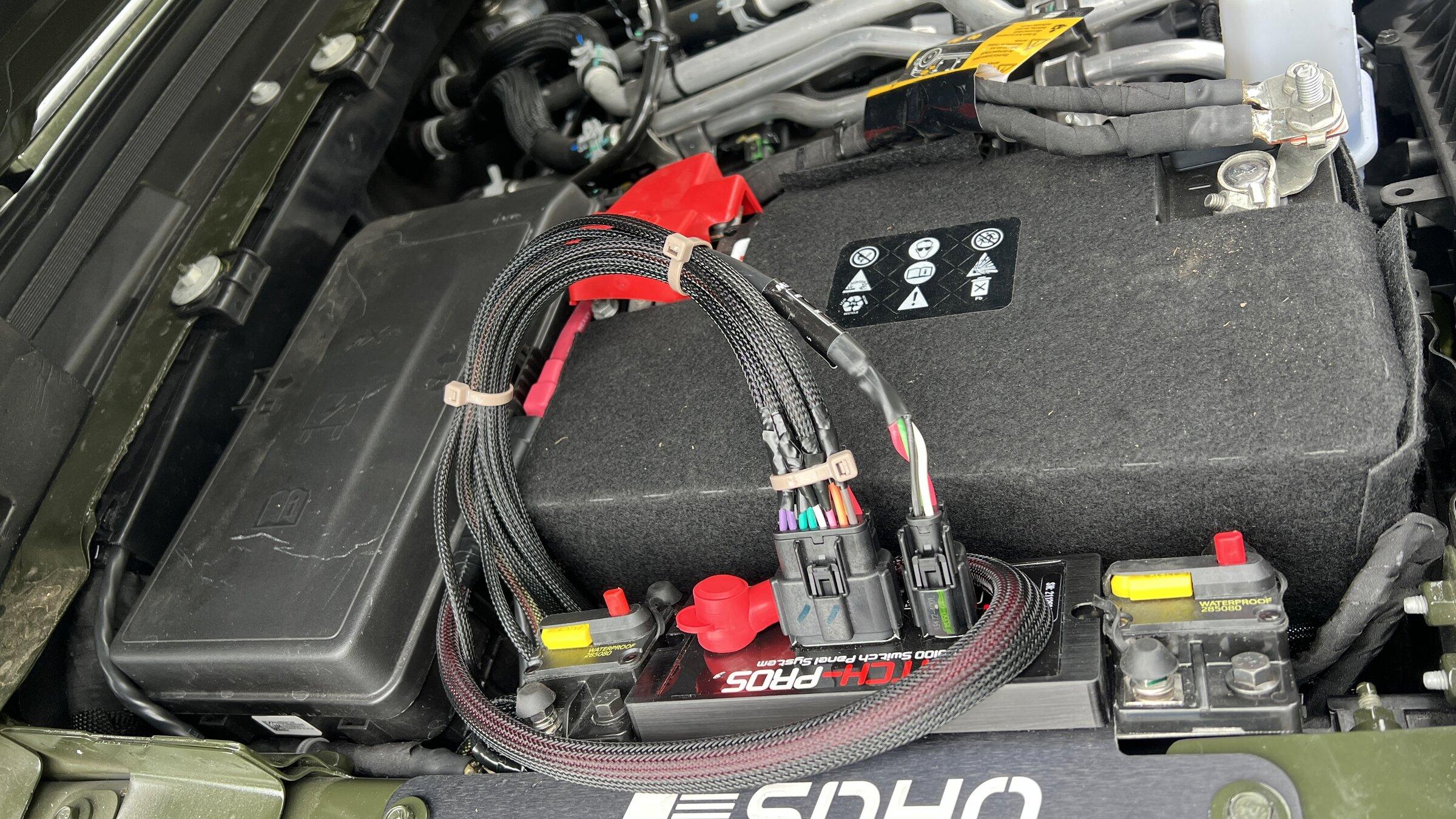 Jeep Gladiator SwitchPro SP9000 install IMG_8289.JPG