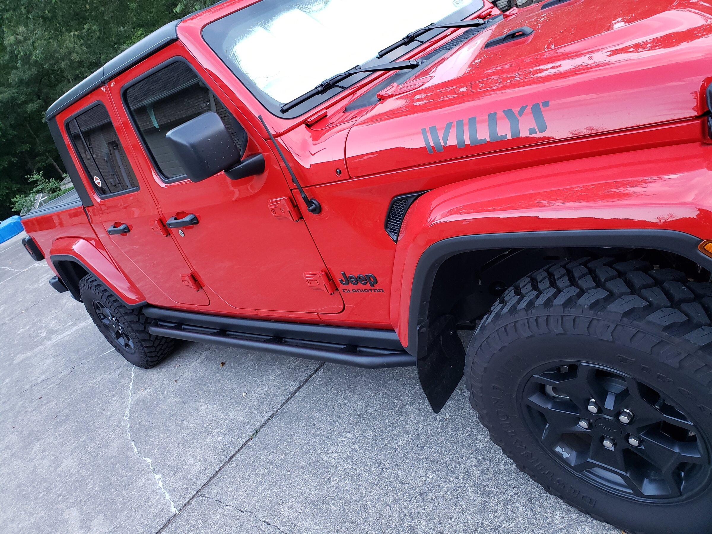 Jeep Gladiator ACE JT Gladiator Rock Sliders, Would buy them again, are you happy with them, hate them, please let me know. 20220521_202232